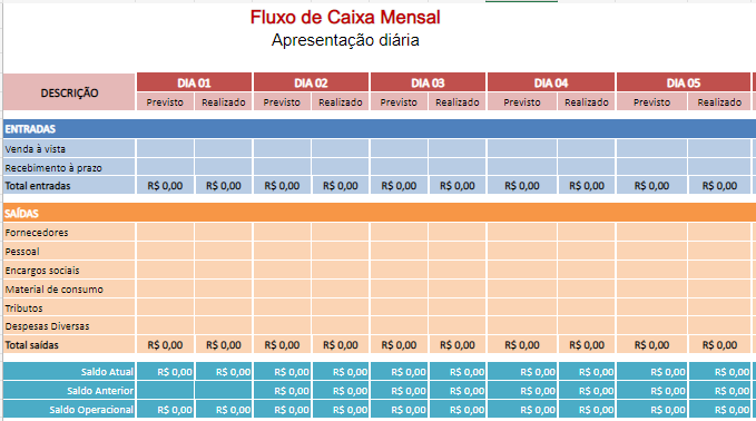 FLUXO DE CAIXA