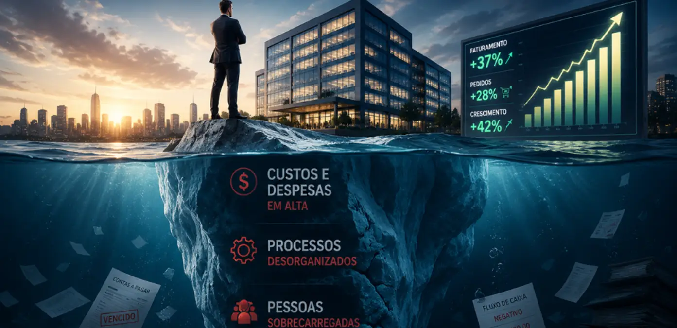 POR QUE EMPRESAS QUE ESTÃO CRESCENDO ACABAM QUEBRANDO